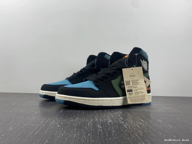 Sky Light Olive Element Air Jordan DB2889-003 J 1 Gore-Tex 0713